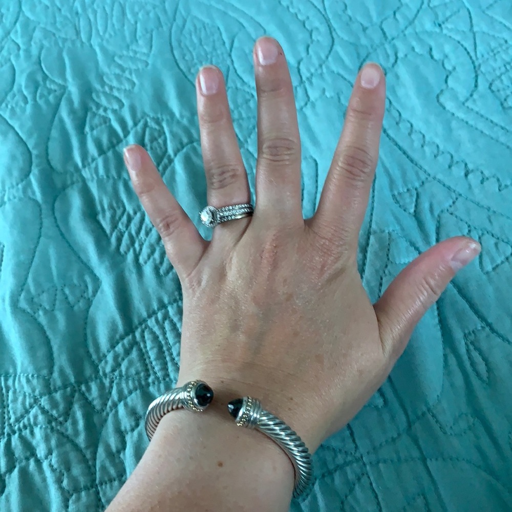 Fun hinged bracelet!